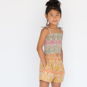 NEW Boho Kids Paisley Top and Short Set